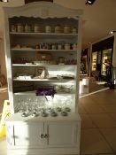 *Open Fronted Bookcase over Cupboard