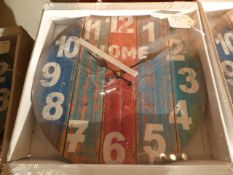 *Shabby Chic Style Small Wall Clock RRP £12.00