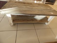 *Reclaimed Timber Shabby Chic Style Angel Coffee Table RRP £549.00