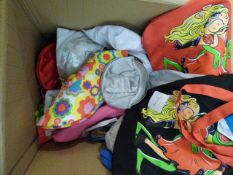 *Box containing Assorted Muppets - Bambi and Other and Bags - Floppy Hats etc