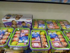 *Children's Cash Register and 8 Shopping Baskets with Contents