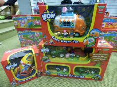 *3 Wow Children's Toys including Farm Friends - Cassie The Camper Van etc