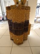 *3 Rattan Floor Lamps