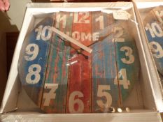 *Shabby Chic Style Small Wall Clock RRP £12.00