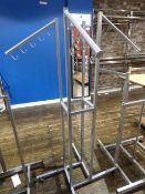 *Silver Swastika Style  Garment Rail