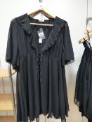 *6 Vanilla Short Black Nighties