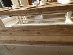*Reclaimed Timber Shabby Chic Style 6' Refectory Style Table on 4 Square Legs