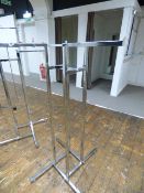 *Chrome Swastika Style Garment Rail