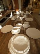 *White Dinner Service