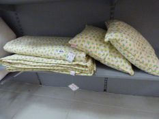 *Pair of Cushions & Eider Down