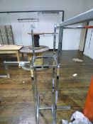 *Chrome Swastika Style Garment Rail