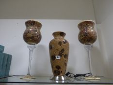 *3 Shattered Glass Ornaments