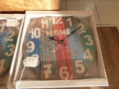 *Shabby Chic Style Small Wall Clock RRP £12.00