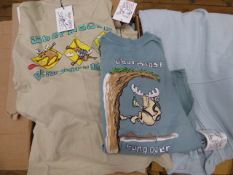 *2 Boxes containing Assorted Printed Comical T-Shirts - Sweatshirts etc