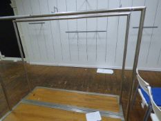 *Brushed Stainless Steel 6ft Garment Rail