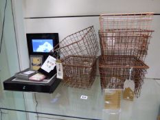 *2 Eye Clips and Display Stand and Quantity of Mesh Baskets