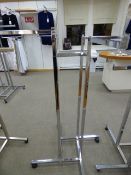 *Chrome Swastika Style Garment Rail