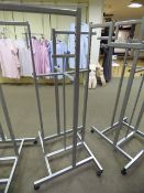 *Silver Swastika Style Garment Rail