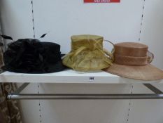 *3 Lady's Hats