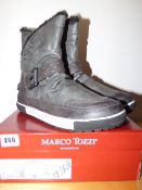 *Pair of Size 42 Grey Fur Lined Boots
