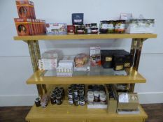 *Contents of Gondola Unit including Assorted Biscuits - Olives - Preserves etc
