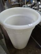 *White Polythene Tub