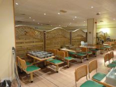 *6 Full and 2 Part 6ft Fencing Panels with Lattice Work Tops