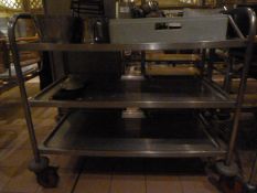 *Stainless Steel 3 Tier Catering Trolley
