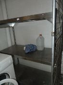 *Stainless Steel 3 Tier Shelving Unit