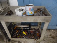 *Rubber Made Catering Trolley Complete with Assorted Hand Tools