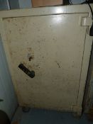 *Beige Safe with Key