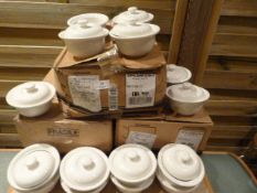 *Dudson China, Marmite Bowls with Covers