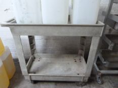 *Rubber Made Catering Trolley