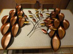 *3 Pieces of Metal Wall Art