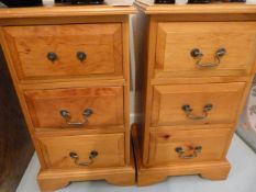Pair of Pine Bedside Tables