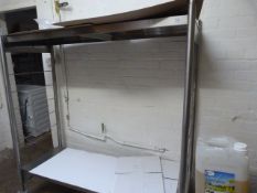 *Stainless Steel Mobile Shelf Unit