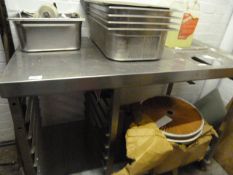*Stainless Steel Mobile Unit Complete with Bain Marie Inserts, Filters etc