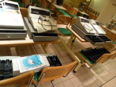 *4 Sharp ERA570 Programmable Cash Registers Complete with Instructions, Till Rolls and Spare Cash