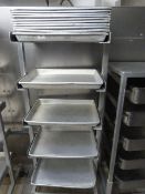*Aluminium Tray Rack Complete with 14 Aluminium Trays
