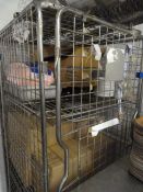 *Trolley Containing Assorted Crockery Cleaning Cloths, Dish washer Trays etc