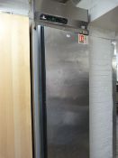 *Sagi Stainless Steel Single Door Upright Refrigerator