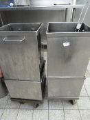 *2 Mobile Waste Oil Collectors with Strainers