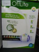 *OTTLITE LED DESK LAMP
