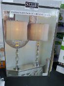 *MARMONDE PAIR TABLE LAMPS