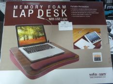 *MEMORY FOAM LAPDESK WITH