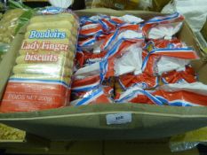 *Box Containing Finger Biscuits