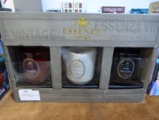 *ESSENZA VINTAGE CNDLE 3PK