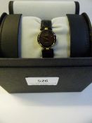 *Ladies Rado Black-strapped Wrist Watch