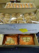 *5 Boxes Containing Biscuits and Eccles Cakes