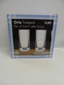 *CLEAR GLASS TOUCH LAMPS